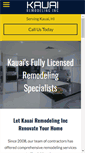 Mobile Screenshot of kauairemodeling.com